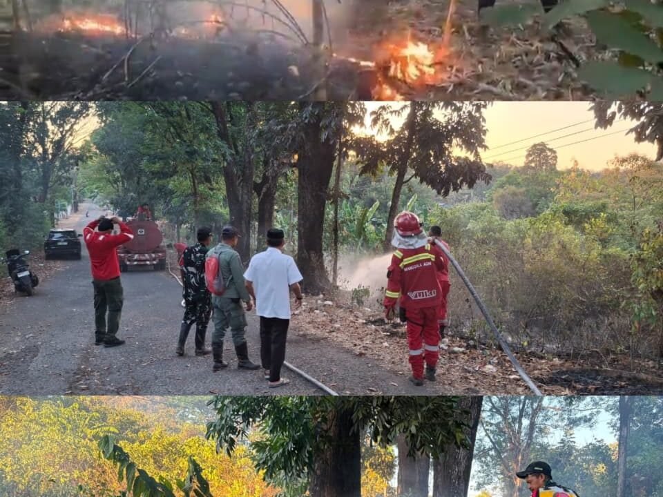 Respons Kilat Tim Gabungan, Kebakaran Lahan 20 Are di Parangloe Gowa Berhasil Dipadamkan